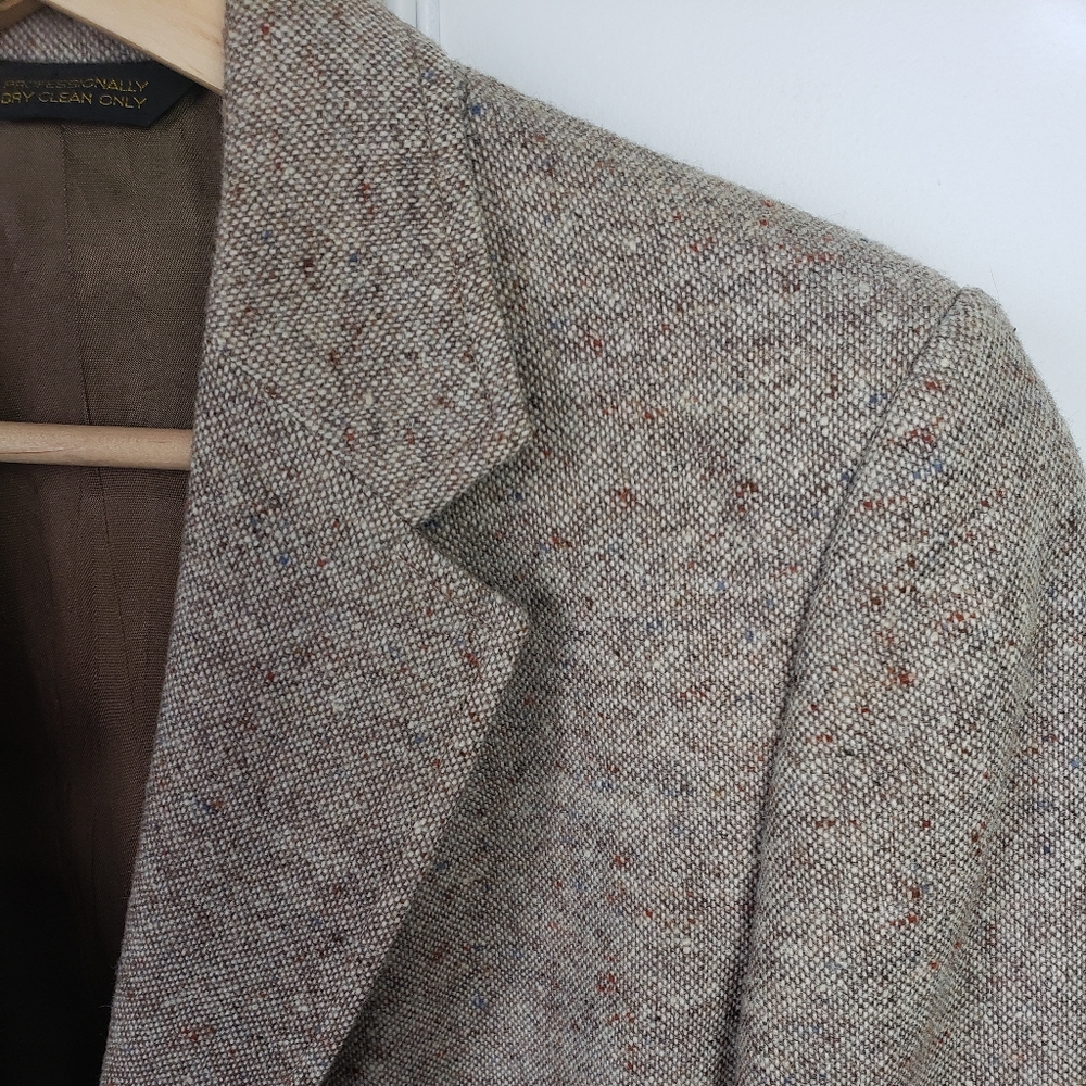 Vintage Tweed Collared Blazer Button Up - Picture 11 of 15